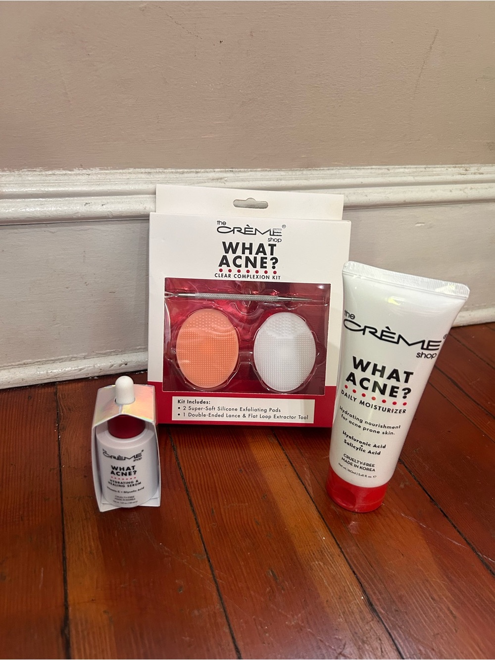 The Crème Shop What Acne? Bundle 3pc